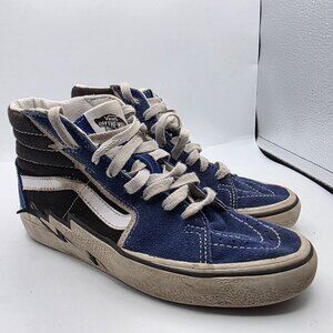 Vans Sk8-Hi Bolt True Blue Womens Size 5.5 High Top Skate Shoes Casual Walking